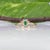 Green Colombian Emerald Ring With Earth-Mined Diamond Accents: Solid 14k Gold, 6x5mm, Size 6.75 For Sale - Image 8 of 9