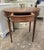 1940s Vintage Round Side Table Tapered Legs For Sale - Image 5 of 11