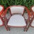 Wood Fledermaus Dining Set in the style of Josef Hoffmann for Thonet, Vienna, 1987, Set of 6 For Sale - Image 7 of 18