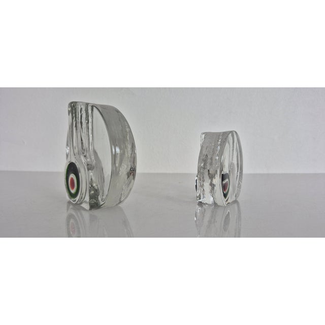 Pop Art Glass Vases by H. Düsterhaus for Walther-Glas, Germany, 1960s, Set of 2 For Sale - Image 9 of 17