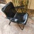 Black Vintage Three Russel Wright Patio Folding Chairs For Sale - Image 8 of 9