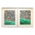 Vintage Abstract Expressionist Green Landscape Paintings, Pair For Sale