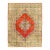 Pasargad DC Rust Hand Knotted Vintage Kerman Rug For Sale