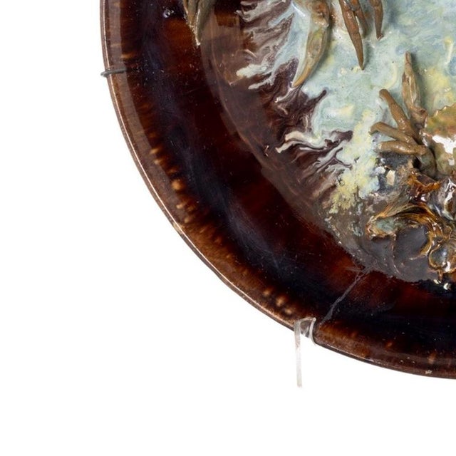Large Earthenware Plate, 19th Century For Sale - Image 3 of 6