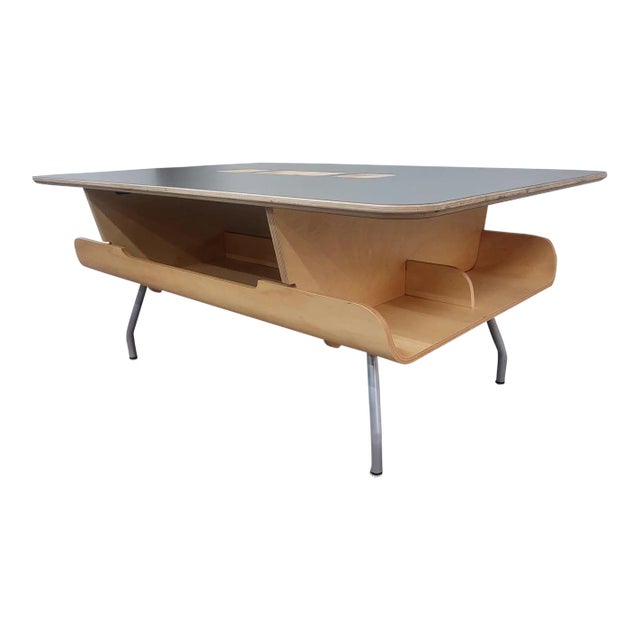 Herman Miller Eames Komatsu Molded Plywood Magazine Coffee Table For Sale