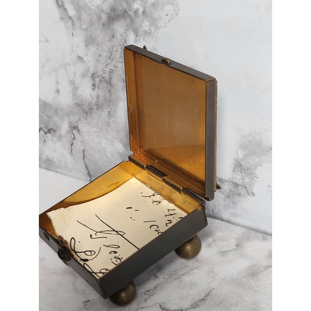 20th Century Ornate Brass Copper Trinket Box For Sale In San Francisco - Image 6 of 9