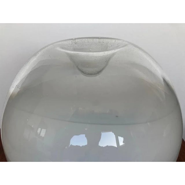 Big Mid-Century Czechoslovakian Art Glass Table Lamp, 1970s For Sale - Image 4 of 8