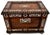 Auburn Outstanding Antique Victorian Rosewood Veneer Tea Caddy Box With Fancy Abalone Inlay Features - Circa 1870s For Sale - Image 8 of 18