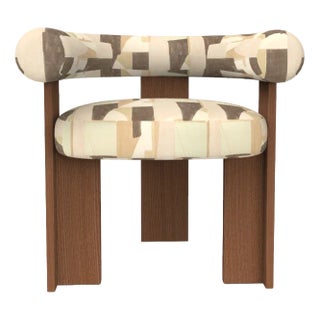 Collector Modern Cassette Chair in Silt Fabric by Alter Ego For Sale