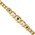 Vintage 18k Yellow Gold Emerald Diamond Graduated Articulated Curb Link Bracelet For Sale In Houston - Image 6 of 7