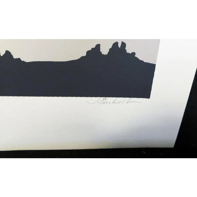 Jim Boutwell "Finger Lake I & Ii" Diptych Hand Signed Fine Art Serigraphs For Sale - Image 4 of 9