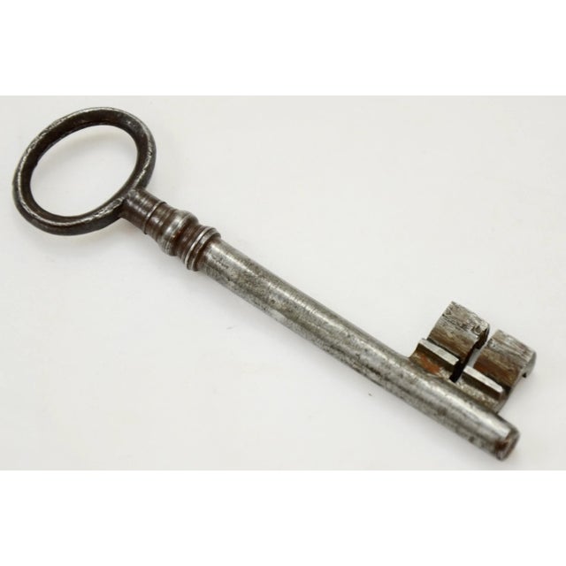 Rustic European European 4” Antique Key With Tassel Color Choice For Sale - Image 3 of 8