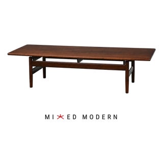1960s Refinished Modern Teak Coffee Table by Karl Sørlie For Sale