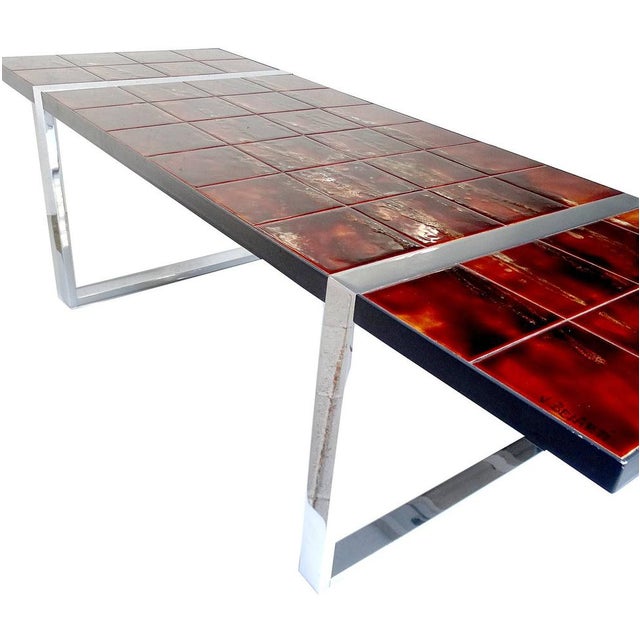 Large Vintage Space Age Console Table from Belarti For Sale - Image 6 of 14