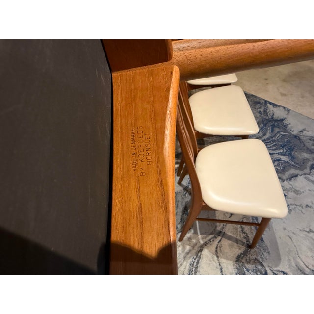 Wood 1960s Danish Modern Teak "Eva" Dining Chairs by Niels Koefoed for Koefoeds Hornslet - Set of 4 For Sale - Image 7 of 7