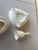 Ceramic Vintage Victorian Floral Ceramic Heart Box and Bell For Sale - Image 7 of 9