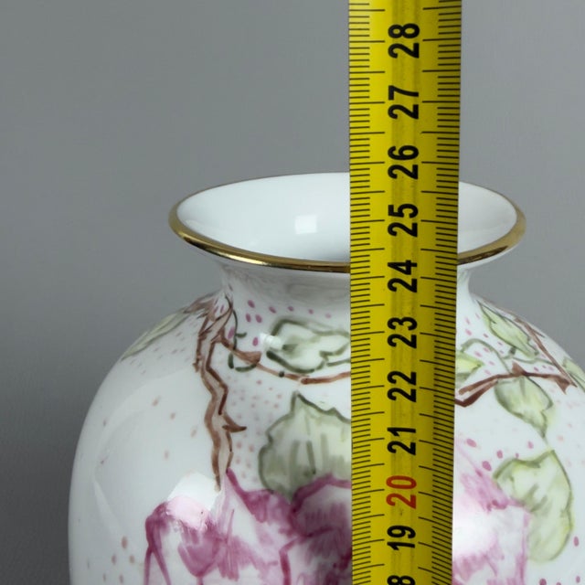 Porcelain Vase and Plate from Heinrich, 1989, Set of 2 For Sale - Image 13 of 15