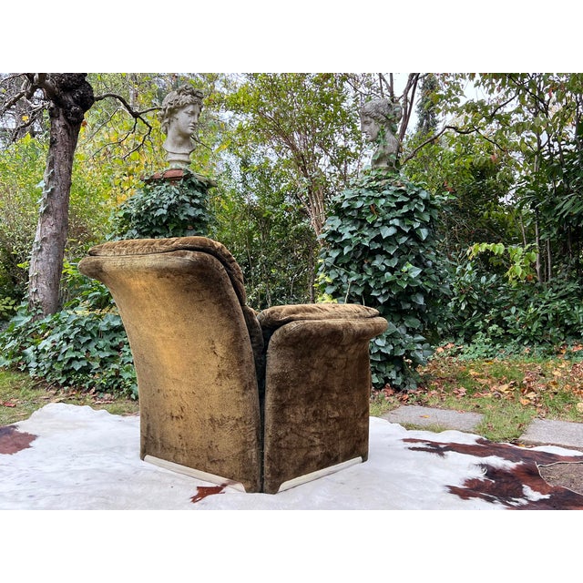 1970s Italian Postmodern Lounge Chair From Saporiti, 1970s For Sale - Image 5 of 10