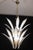 Italian Vistosi "Palms" Murano Glass Style Chandelier, 1970 For Sale - Image 3 of 12
