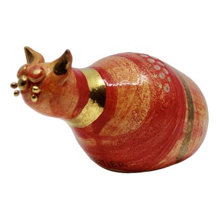 Ceramic Cat by Georges Pelletier, 1985 For Sale