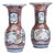 Antique Japanese Arita Imari Porcelain Vase Table Lamps, Set of 2 For Sale