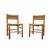 Vintage French Pine Dining Chairs, 1950s, Set of 2 For Sale - Image 4 of 18