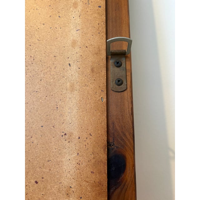 Pennsylvania House Cherry Wood Cornice Top Mirror For Sale - Image 10 of 12