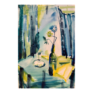 1956 Robert Colborne Still Life With Flower Vase Painting