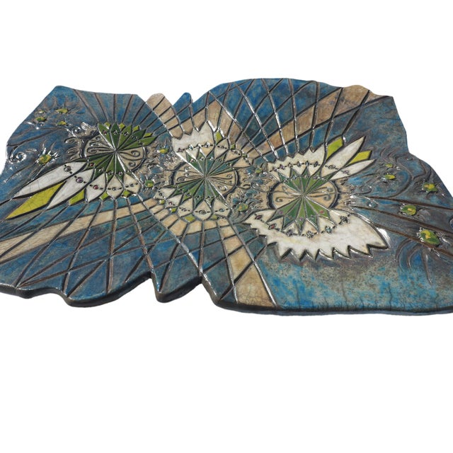 Early 21st Century Wings of Freedom Wall Sculpture in Raku Ceramic from Stefania Zoppellaro, 2025 For Sale - Image 5 of 9