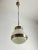 Delta Mid-Century model chandelier by Sergio Mazza for Artemide 1960s Rosone, stem, lamp body and wing in opaque nickelto...