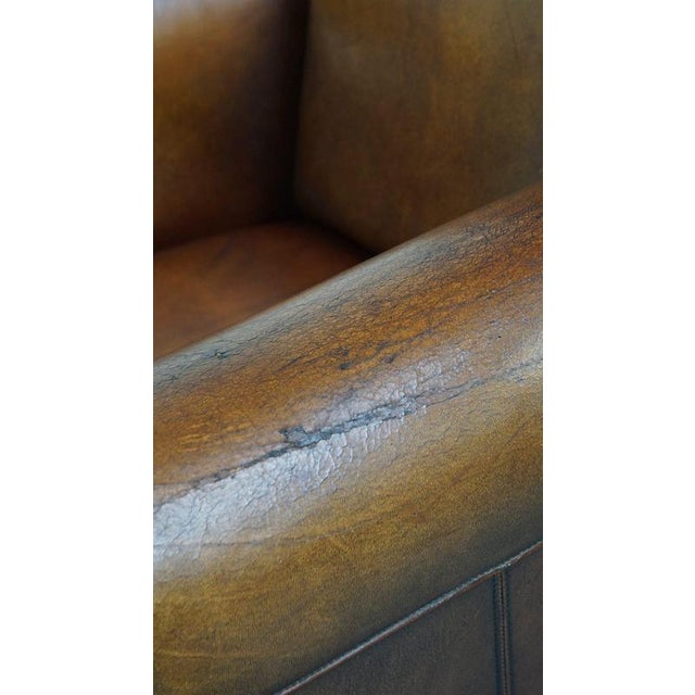Armchair in Sheep Leather For Sale - Image 14 of 15