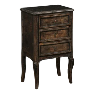 19th Century French Marble Top End Chest