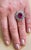 5 Carat Rubellite and 2.5 Carat Diamond 18 Karat Gold Cocktail Ring Estate For Sale - Image 11 of 18