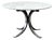 Vintage Round Model T69 Dining Table in Marble attributed to Osvaldo Borsani for Tecno, 1970s For Sale