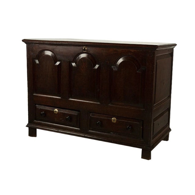 Welsh Oak Blanket Chest With Two Drawers 18th Century Chairish