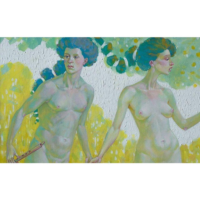 *** ABOUT THIS PAINTING *** * TITLE: "In Eden" * ARTISTS: Nicolay Vydcovsky * SIZE: 50x80 cm/'19.68x31.49 inches' *...