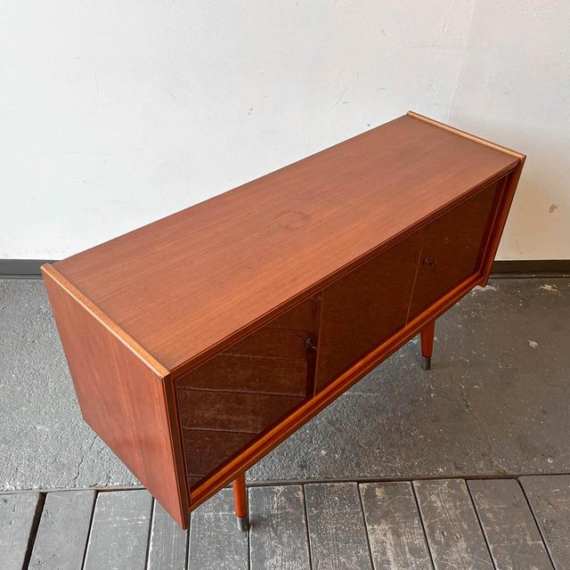 Wood Small Sideboard from Franz Widynski · Möbelfabrik, 1960s For Sale - Image 7 of 18