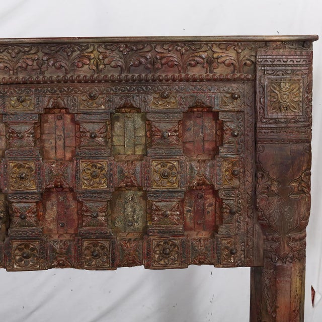 This one is possibly the finest bed we have ever offered. Constructed from a set of antique Indian 19th century teakwood...