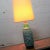 Textile Mid 20th Century Mid Century Modern Table Lamp Large Turquoise Lava Glaze Ceramic After Fantoni For Sale - Image 7 of 13