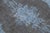 Handmade Blue and Gray Persian Overdyed Wool Rug With Rosette Motif 4 X 7 For Sale - Image 10 of 10
