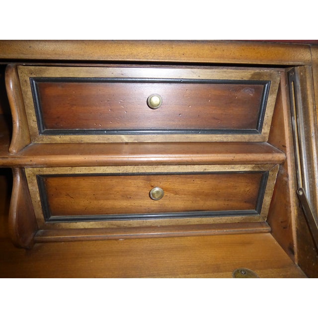 Vintage French Drexel China Hutch With Drop Leaf Drawer Chairish