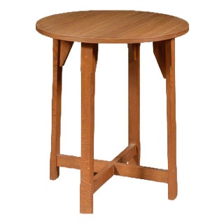 Cotswold School Light Oak Occasional Table, 1920s For Sale