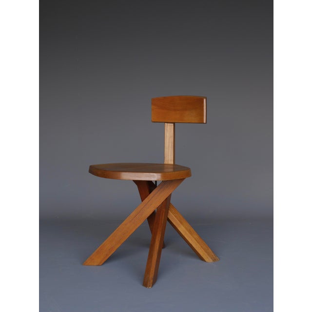 S34 Elm Chair by Pierre Chapo, 1980s For Sale - Image 10 of 13