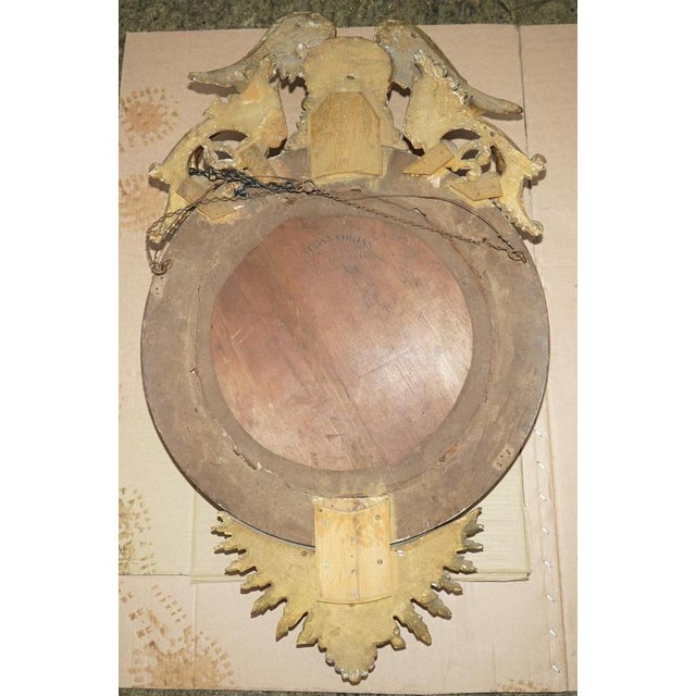 Antique Regency Gold Giltwood Mirror, 1820 For Sale - Image 12 of 18