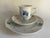 Form Wellenspiel Blue Flower Coffee Cup with Saucer and Plate from Meissen, 1990s, Set of 3 For Sale - Image 4 of 13