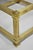 Vintage Mastercraft Hollywood Regency Square Brass Coffee Table Base Only For Sale - Image 4 of 16