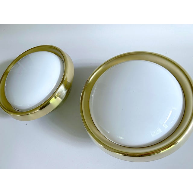 Vintage Brass and Glass Sconce from Limburg For Sale - Image 11 of 18