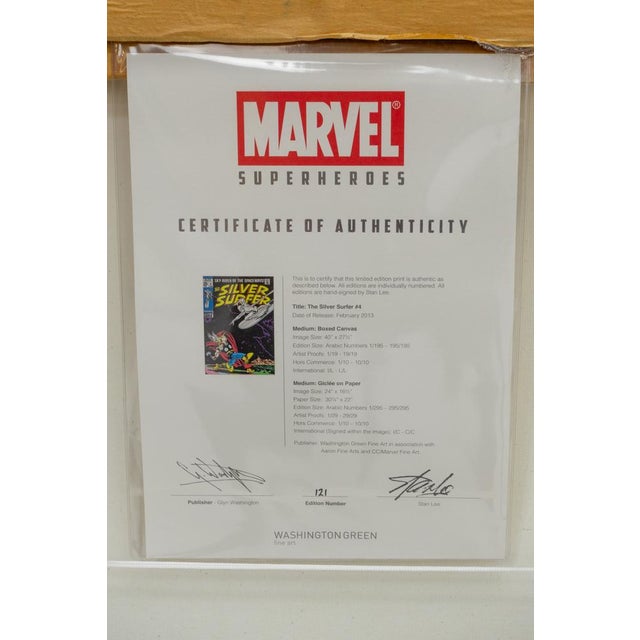 Stan Lee, The Silver Surfer #4, Art Print For Sale - Image 9 of 10