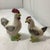 Wood 1980s Blue Ridge Pottery Rooster Hen Chicken Salt and Pepper Shaker Set- a Pair For Sale - Image 7 of 7