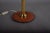 Animal Skin 1950s Mid-Century Modern Leather Drum Lamp With Brass Accents Table Lamp, For Sale - Image 7 of 7